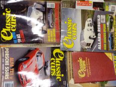 AN EXTENSIVE COLLECTION OF VINTAGE CLASSIC CAR MAGAZINES, AUTOMOBILE RELATED AUCTION CATALOGUES