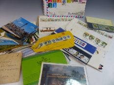 EPHEMERA- A COLLECTION OF APPROXIMATELY 1000 STAMPS INCLUDING ALBUMS AND VARIOUS FIRST DAY COVERS