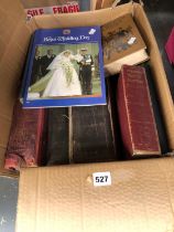 CROCKFORDS CLERICAL DIRECTORY, AN ATLAS, A ROYAL WEDDING SOUVENIR AND OTHER BOOKS