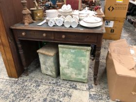 A VICTORIAN WRITING TABLE