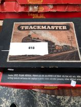 A BOXED TRACKMASTER 00 GUAGE TRAIN SET TOGETHER WITH A BOXED HORNBY DUBLO BLUE PULLMAN TRAIN SET