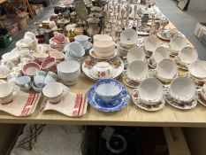 SOLIAN WARE SOUP BOWLS, VILLEROY AND BOCH, MASONS AND WEDGWOOD TEA WARES, ETC.