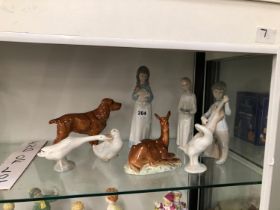 LLADRO, NAO AND BESWICK FIGURINES