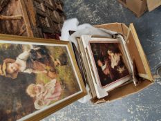 A LARGE QUANTITY OF DECORATIVE PRINTS AND PICTURES