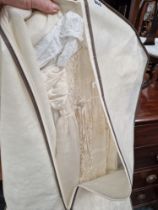 TWO VINTAGE CHRISTENING GOWNS ETC.