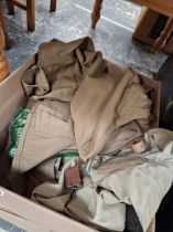 VARIOUS VINTAGE RIFLE SHOOTING JACKETS, SLINGS ETC.