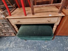 ANTIQUE PINE SIDE TABLE