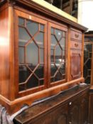 A REGENCY STYLE SIDE CABINET.