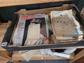 A BOX OF EPHEMERA