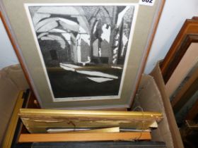 A DOYNE-DITMAS 20thc ETCHING SPACE AND LIGHT NUMBERED AND SIGNED IN PENCIL DATED 1998 TOGETHER