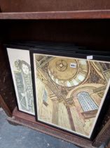 A GROUP OF DECORATIVE SIGNED PRINTS BY JOHN BOGL