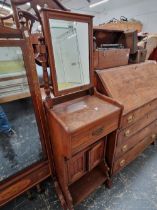 AN ART CRAFTS STYLE EDWARDIAN SHAVING STAND