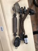 TWO ANTIQUE TELEPHONE HANDSETS