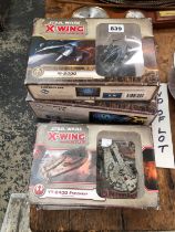 FIVE BOXED STAR WARS X-WING MINIATURE GAMES