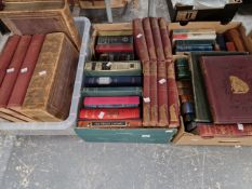 A GOOD COLLECTION OF ANTIQUE AND LATER BOOKS, INCLUDING FOLIO SOCIETY AND THREE BOUND VOLUMES OF THE