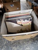 A COLLECTION OF VINTAGE RECORD ALBUMS TO INCLUDE LED ZEPPLIN ETC.