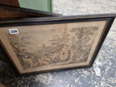 A PAIR OF ANTIQUE BARTOLOZZI ENGRAVINGS OF PUTTI.