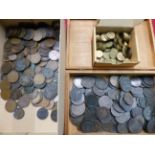 GEORGIAN AND LATER COPPER COINAGE ETC.