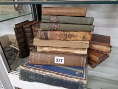 A SMALL COLLECTION OF ANTIQUARIAN BOOKS.