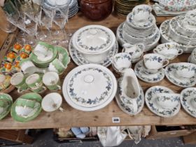 A GRAYS POTTERY SUSIE COOPER COFFEE SET, DOULTON DINNER AND TEA SERVICE AN EDWARDIAN PART TEA SET