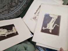 A SET OF EARLY PHOTOGRAPHS DEPICTING ANTIQUITIES.