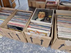 AN EXTENSIVE COLLECTION OF CLASSICAL LP RECORD ALBUMS.