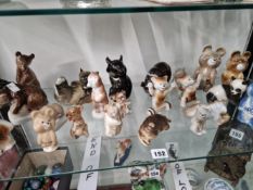TWENTY SIX RUSSIAN PORCELAIN BEARS TO INCLUDE MOSCOW OLYMPICS EXAMPLES
