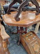 A VICTORIAN OCCASIONAL TABLE.