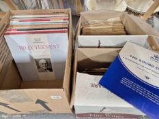 A COLLECTION OF LP VINYL RECORDS AND VARIOUS 78RPM RECORDS.