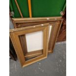 TWO GILT PICTURE FRAMES.