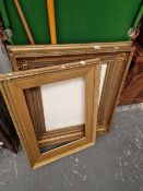 TWO GILT PICTURE FRAMES.
