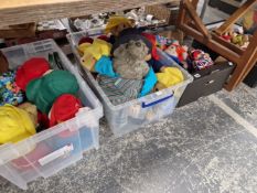 A LARGE COLLECTION OF VINTAGE AND LATER PADDINGTON BEAR TOYS.