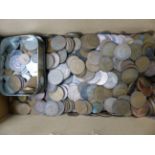 A COLLECTION OF VINTAGE GB COPPER COINS.