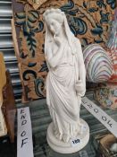 A VICTORIAN PARIAN FIGURE OF A CLASSICAL LADY