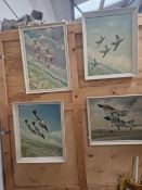 D. HAMMOND ( 20TH CENTURY) A GROUP OF FOUR PAINTING OF RAF AIRCRAFT.