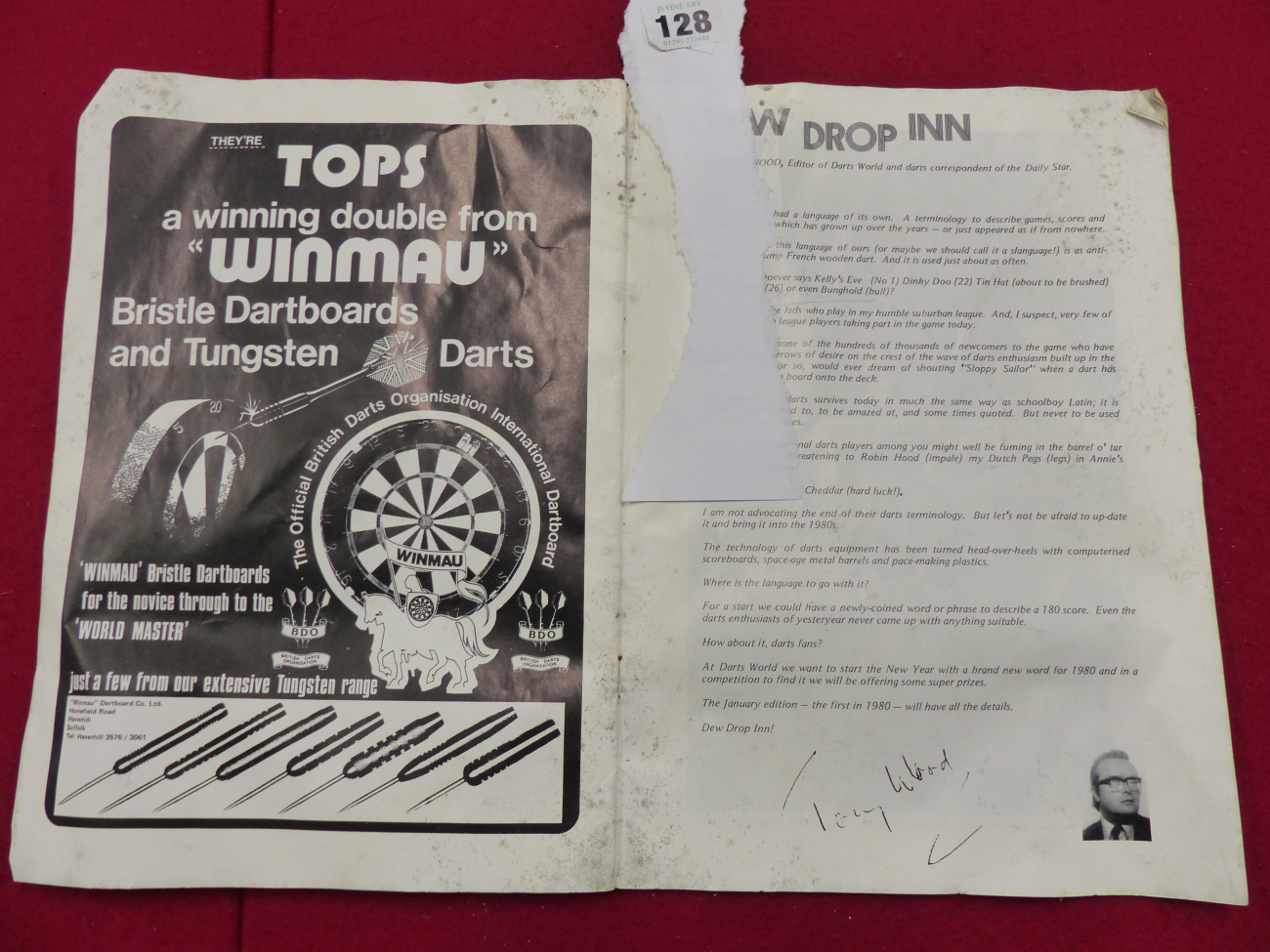 AN EMBASSY WORLD DARTS CHAMPIONSHIP PROGRAMME NK SIGNED BY THE PLAYERS FROM THE 1980'S. - Image 12 of 15