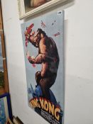 PRINT ON CANVAS OF MOVIE POSTER FOR KING KONG