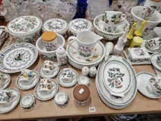 A LARGE COLLECTION OF PORTMEIRION DINNER WARES ETC.
