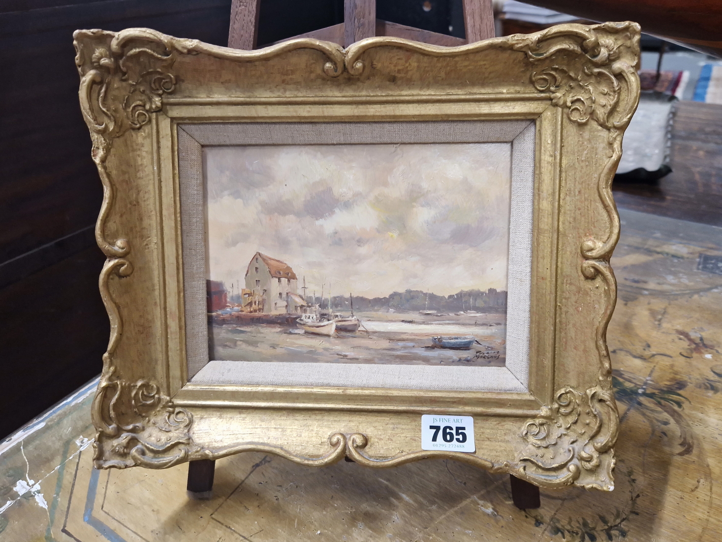 PHYLLIS MAY MORGANS (1911-2001), ARR. WALBERSWICK AND WOODBRIDGE, TWO OILS ON HARDBOARD, SIGNED - Image 3 of 3