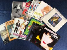 ROCK / POP 80s - APPROX 290 SINGLES IN PICTURE SLEEVES INCLUDING MADONNA, MICHAEL JACKSON, DIRE