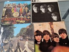 THE BEATLES / RELATED - 8 LPS & BOX SET INCLUDING SGT PEPPER MONO 1st PRESSING, ALL THINGS MUST PASS