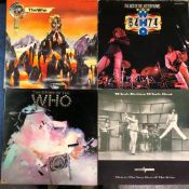 7 X THE WHO LP's, MOSTLY COMPILATIONS: THE WHO - ONCE UPON A TIME, GERMAN RELEASE, THE BEST OF THE