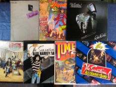 7 x SENSATIONAL ALEX HARVEY BAND LP's - FRAMED, ROCK DRILL, TOMORROW BELONGS TO ME, LIVE!, THE