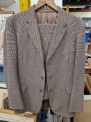 MOD SUIT - BESPOKE ORIGINAL '60s SUIT SMALL DOG TOOTH CHECK, W-30" C-34" IL-28"