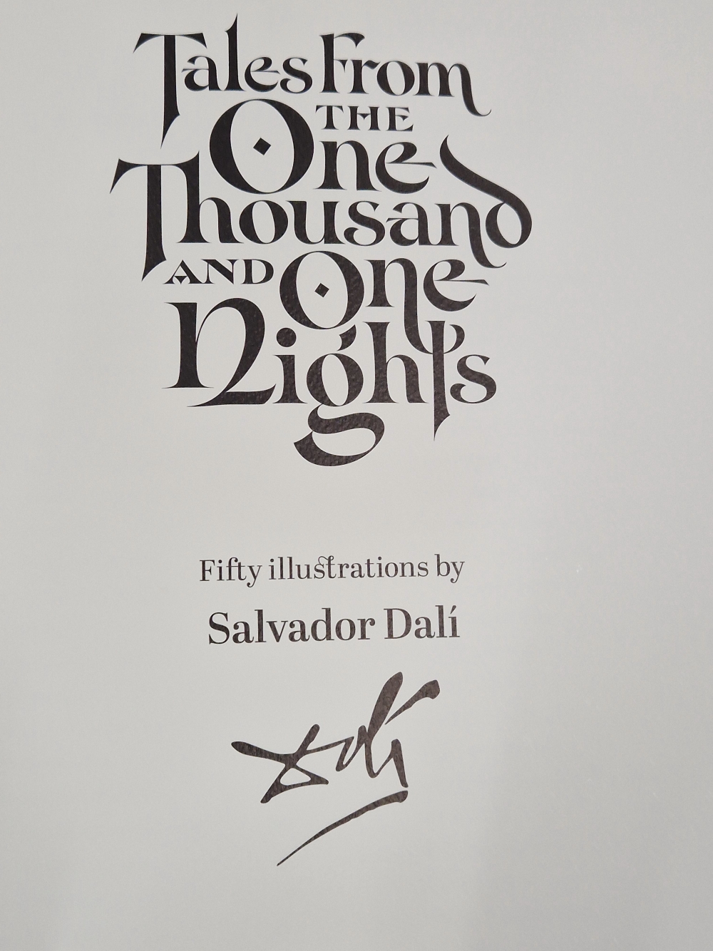 SALVADOR DALI, TALES FROM THE 1001 NIGHTS, FIFTY ILLUSTRATIONS, 325/750, FOLIO SOCIETY, 2016 - Image 2 of 10