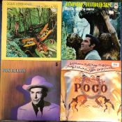 COUNTRY/AMERICANA - APPROX 60 LP'S INCLUDING HANK WILLIAMS, KRIS KRISTOFFERSON, RY COODER, LINDA