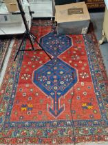 AN ANTIQUE CAUCASIAN KAZAK RUG. 212 x 151cms