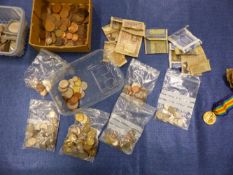 COINS AND BANK NOTES: ELIZABETH II COINS AND SOME EARLIER, EUROPEAN AND WORLD COINS, SOME TOKENS AND