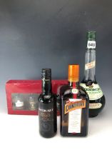 1 BOTTLE VINTAGE CUSENIER FREEZOMINT CREME DE MENTHE 24 1/4fl oz 47 PROOF TOGETHER WITH 1 BOTTLE