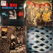 THE WHO/RELATED 14 LP'S INCLUDING - TOMMY WITH BOOKLET (NOT NUMBERED) ODDS AND SODS 1ST PRESSING